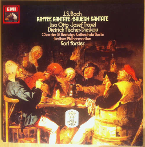 Cover Bach* - Dietrich Fischer Dieskau*, Lisa Otto, Josef Traxel, Berlin Philharmonic Orchestra*, Karl Forster - Kaffee-Kantate - Bauernkantate (LP) Schallplatten Ankauf