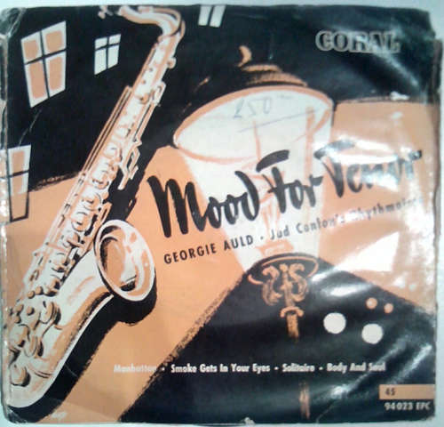 Cover Georgie Auld & Jud Conlon's Rhythmaires - Mood For Tenor (7, EP) Schallplatten Ankauf