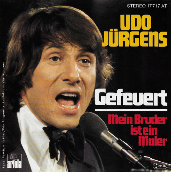 Cover Udo Jürgens - Gefeuert (7, Single) Schallplatten Ankauf