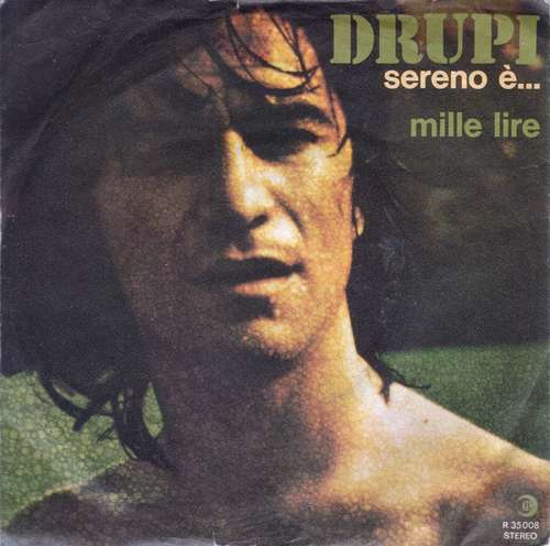 Cover Drupi (2) - Sereno È... / Mille Lire (7, Single) Schallplatten Ankauf