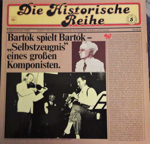 Cover Bartók* - Bartók spielt Bartók - Selbstzeugnis eines großen Komponisten (LP, Mono) Schallplatten Ankauf