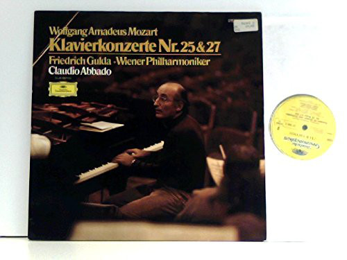 Cover Mozart* - Friedrich Gulda, Wiener Philharmoniker · Vienna Philharmonic*, Claudio Abbado - Klavierkonzerte · Piano Concertos Nr. 25 & 27 (LP, Clu) Schallplatten Ankauf