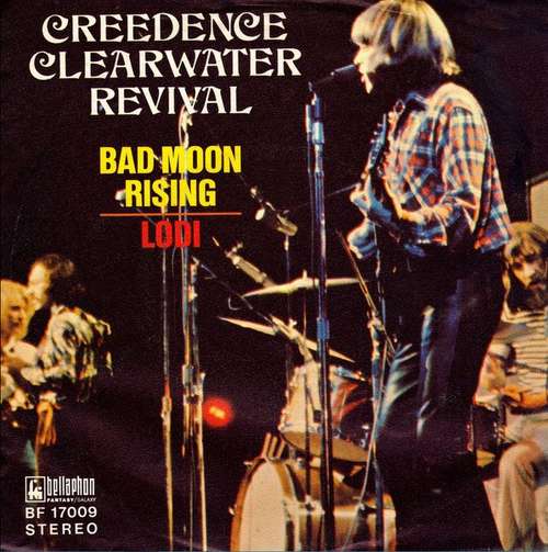 Cover Creedence Clearwater Revival - Bad Moon Rising / Lodi (7, Single, RE) Schallplatten Ankauf