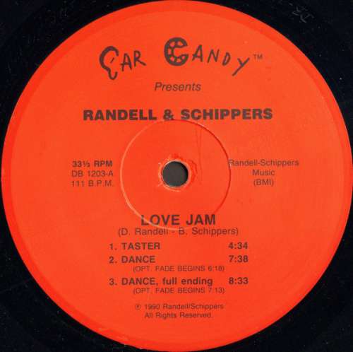 Cover Randell & Schippers - Love Jam (12) Schallplatten Ankauf