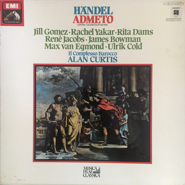 Cover Händel* - Admeto (5xLP, Quad) Schallplatten Ankauf