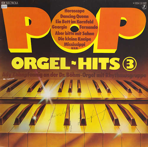 Cover Ady Zehnpfennig - Pop Orgel Hits III (LP) Schallplatten Ankauf