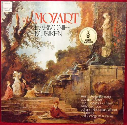 Cover Mozart*, Johann Nepomuk Wendt*, Mitglieder Des Collegium Aureum - Harmoniemusiken (LP) Schallplatten Ankauf