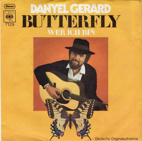 Cover Danyel Gerard* - Butterfly (Deutsche Originalaufnahme) (7, Single) Schallplatten Ankauf