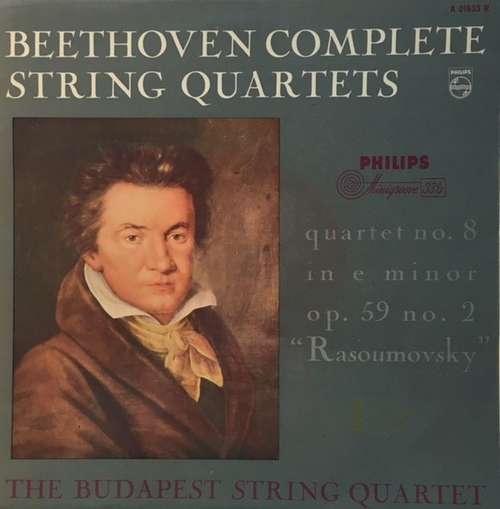 Bild The Budapest String Quartet*, Ludwig van Beethoven - Quartet No. 8 in E Minor, Op. 59 No. 2 (Rasoumovsky) (10) Schallplatten Ankauf