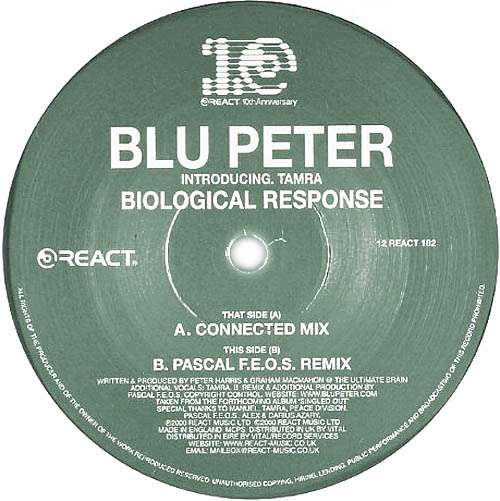 Cover Blu Peter - Biological Response (12) Schallplatten Ankauf