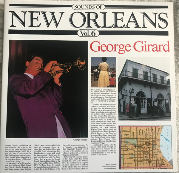 Cover George Girard - Sounds Of New Orleans Vol. 6 (LP, Gat) Schallplatten Ankauf