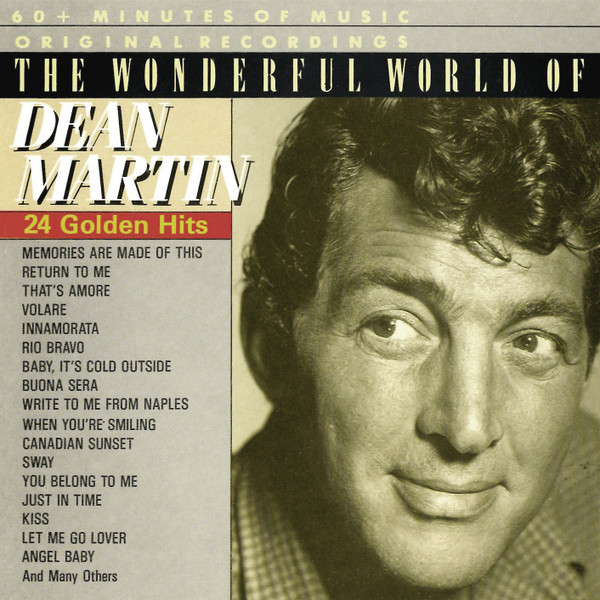 Cover Dean Martin - The Wonderful World Of Dean Martin - 24 Golden Hits (CD, Comp) Schallplatten Ankauf