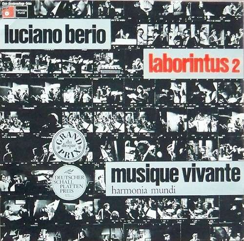Cover Luciano Berio - Musique Vivante* - Laborintus 2 (LP, Album, Club) Schallplatten Ankauf