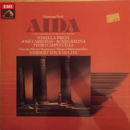 Cover Giuseppe Verdi - Aida (Großer Querschnitt In Italienischer Sprache) (LP) Schallplatten Ankauf