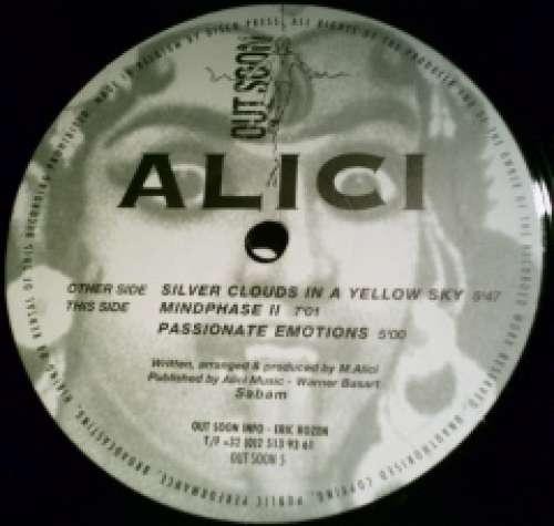 Cover Alici - Silver Clouds In A Yellow Sky (12) Schallplatten Ankauf