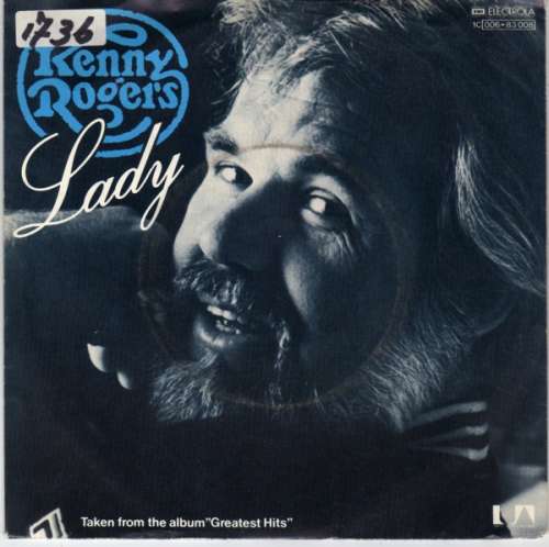 Cover Kenny Rogers - Lady (7, Single) Schallplatten Ankauf