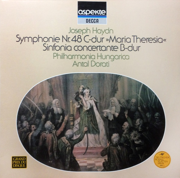 Cover Haydn*, Antal Dorati, Philharmonia Hungarica - Symphonie Nr.48 C-Dur Maria Theresia / Sinfonia Concertante B-Dur (LP, Comp) Schallplatten Ankauf