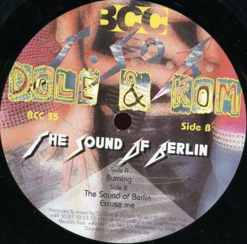 Cover Dole & Kom - The Sound Of Berlin (12) Schallplatten Ankauf