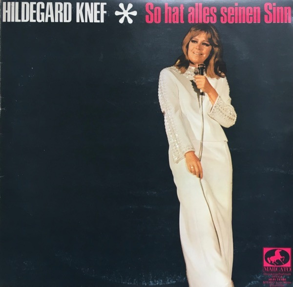 Cover Hildegard Knef - So Hat Alles Seinen Sinn (LP, Album, Club) Schallplatten Ankauf