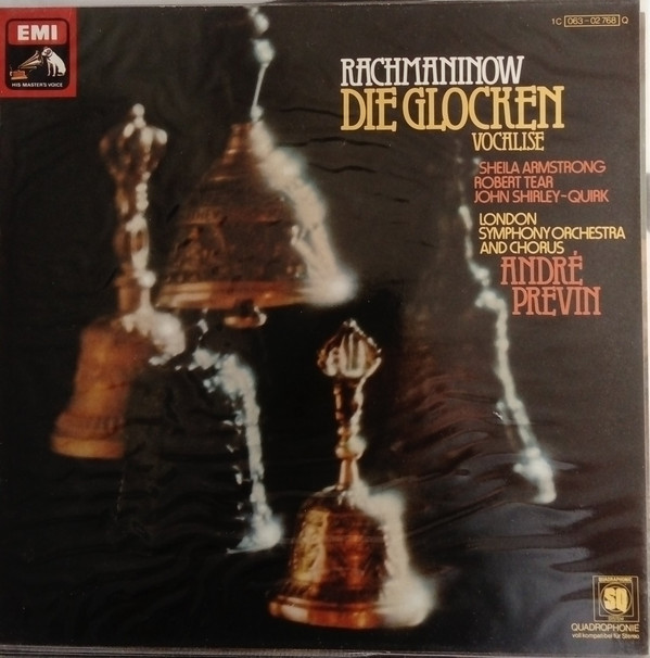 Cover Sergej Rachmaninow* - Die Glocken, Vocalise (LP, Album, Quad) Schallplatten Ankauf
