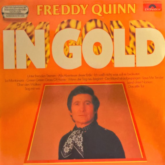 Cover Freddy Quinn - In Gold (LP, Comp) Schallplatten Ankauf
