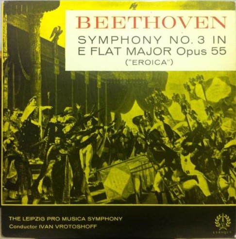 Cover Beethoven* - Symphony No. 3 In E Flat Major Opus 55 (Eroica) (LP, Album, Sle) Schallplatten Ankauf