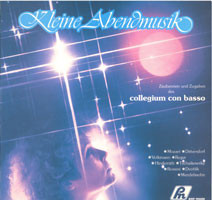 Cover Collegium Con Basso - Kleine Abendmusik (LP) Schallplatten Ankauf