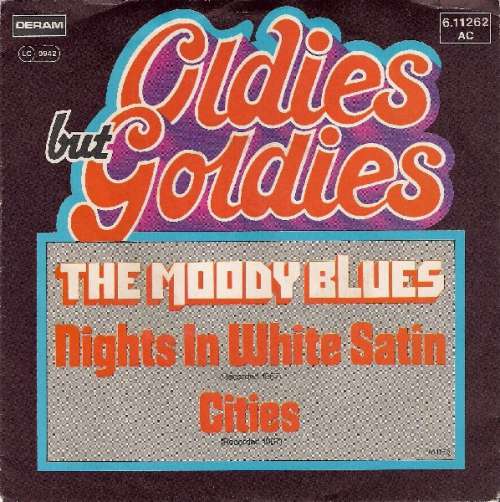 Cover The Moody Blues - Nights In White Satin / Cities (7, Single, RE) Schallplatten Ankauf