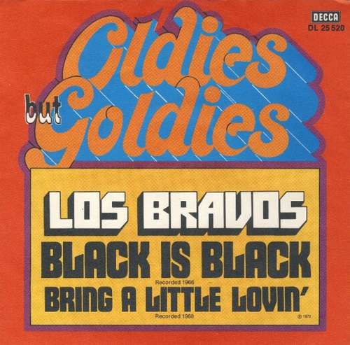 Cover Los Bravos - Black Is Black / Bring A Little Lovin' (7, Single, Mono) Schallplatten Ankauf