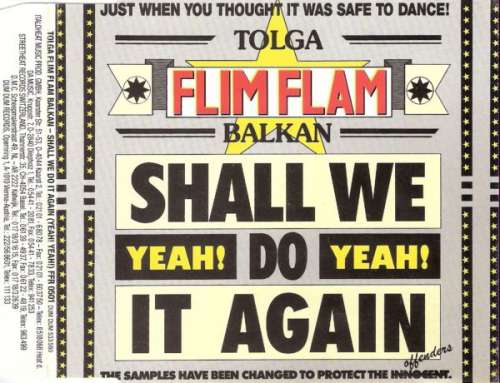 Cover Tolga Flim Flam Balkan - Shall We Do It Again (Yeah! Yeah!) (CD, Maxi) Schallplatten Ankauf