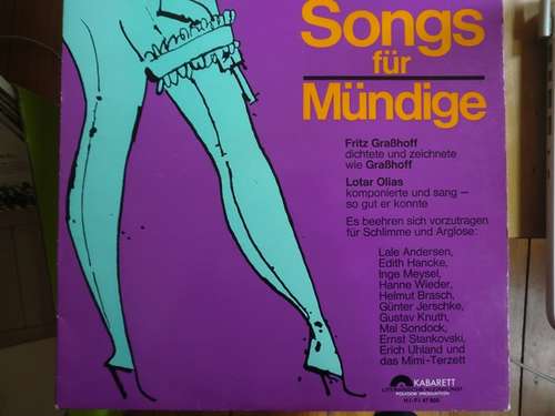 Cover Various - Songs Für Mündige (LP) Schallplatten Ankauf