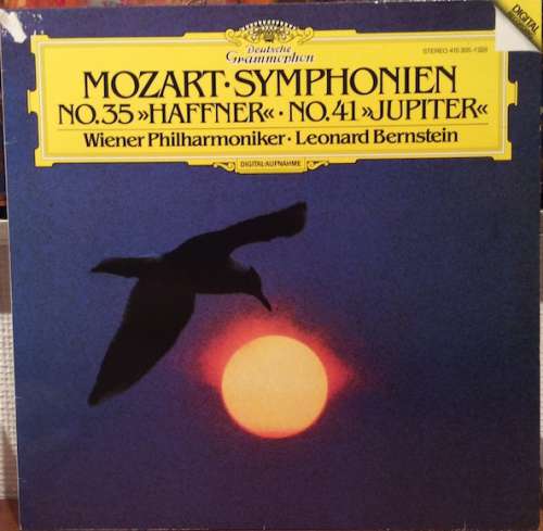 Cover Wolfgang Amadeus Mozart / Wiener Philharmoniker, Leonard Bernstein - Symphonien No.35 Haffner / No.41 Jupiter  (LP) Schallplatten Ankauf