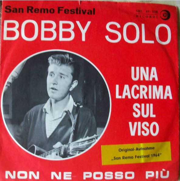 Cover Bobby Solo - Una Lacrima Sul Viso  (7, Mono) Schallplatten Ankauf