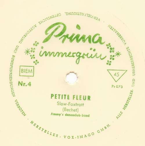 Cover Jimmy's Danceclub-Band - Petite Feur (Flexi, 7, S/Sided, Single) Schallplatten Ankauf