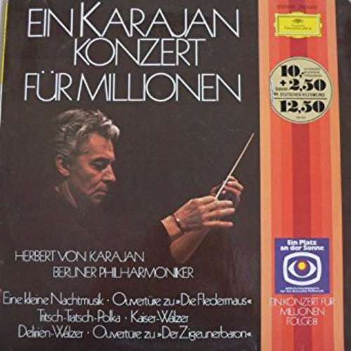 Cover Herbert von Karajan, Berliner Philharmoniker - Ein Karajan Konzert Für Millionen (LP, Comp) Schallplatten Ankauf