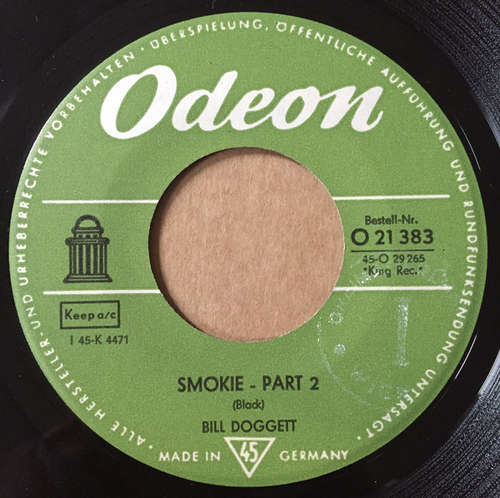 Cover Bill Doggett - Smokie - Part 2 (7, Single) Schallplatten Ankauf