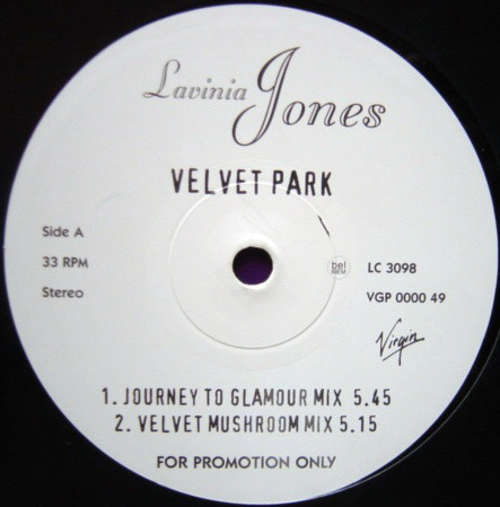 Cover Lavinia Jones - Velvet Park (12, Promo) Schallplatten Ankauf