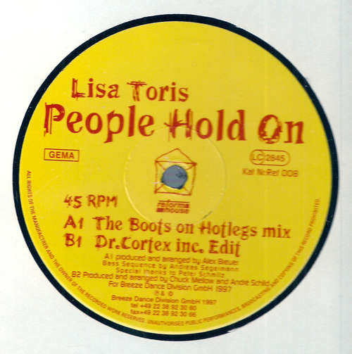 Cover Lisa Toris - People Hold On (12) Schallplatten Ankauf