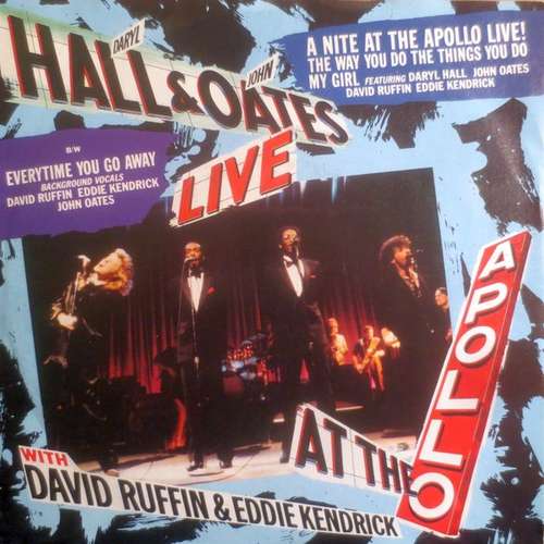 Cover Daryl Hall & John Oates Featuring David Ruffin & Eddie Kendrick* - A Nite At The Apollo Live! (7) Schallplatten Ankauf
