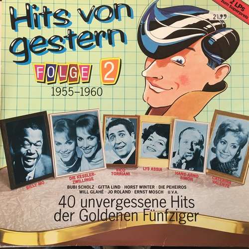 Cover Various - Hits Von Gestern Folge 2 1955-1960 (2xLP, Comp) Schallplatten Ankauf