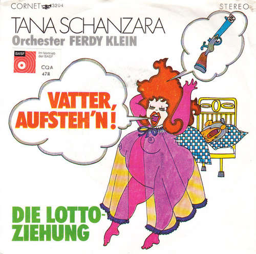Cover Tana Schanzara & Orchester Ferdy Klein - Vatter, Aufsteh'n (7, RE) Schallplatten Ankauf