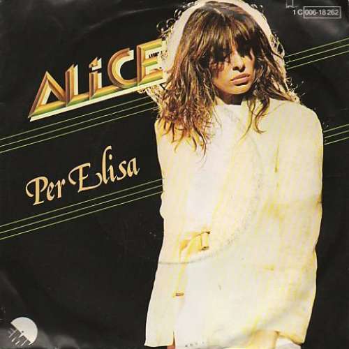 Cover Alice (4) - Per Elisa (7, Single) Schallplatten Ankauf