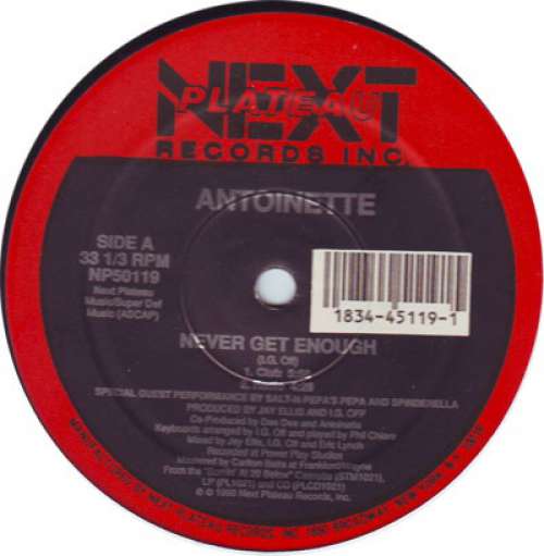 Cover Antoinette - Never Get Enough (12) Schallplatten Ankauf