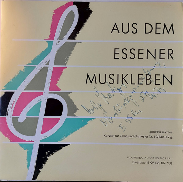 Cover Joseph Haydn / Wolfgang Amadeus Mozart - Aus Dem Essener Musikleben (LP, Comp) Schallplatten Ankauf