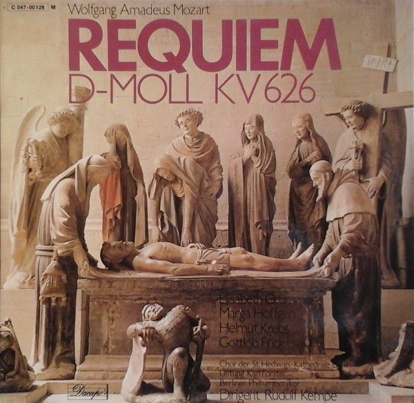 Cover Wolfgang Amadeus Mozart, Rudolf Kempe, Berliner Philharmoniker - Requiem D-Moll KV626 (LP, Album) Schallplatten Ankauf