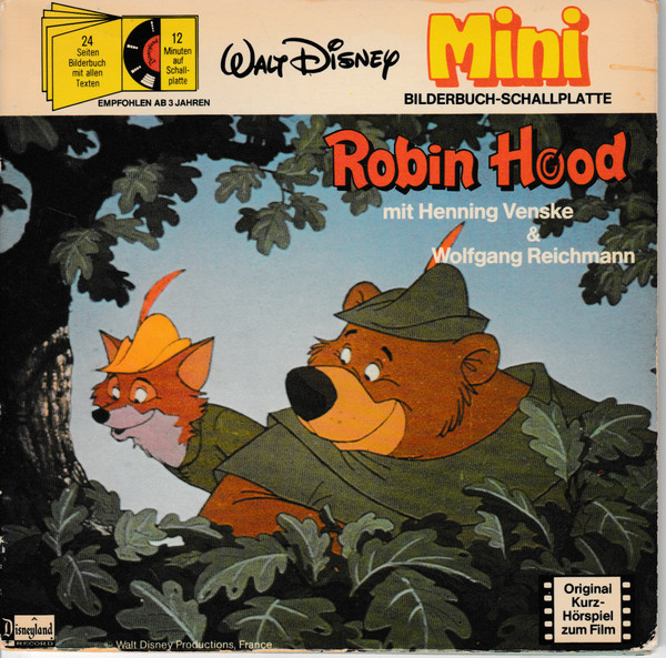 Cover Petra Schmidt-Decker - Walt Disney - Robin Hood (7) Schallplatten Ankauf