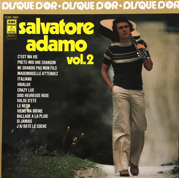 Cover Salvatore Adamo* - Disque D'Or Salvatore Adamo - Vol. 2 (LP, Comp, RE, Gat) Schallplatten Ankauf