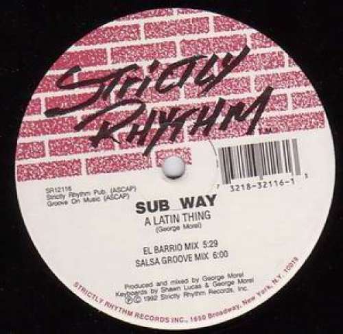 Cover Sub Way - A Latin Thing (12) Schallplatten Ankauf