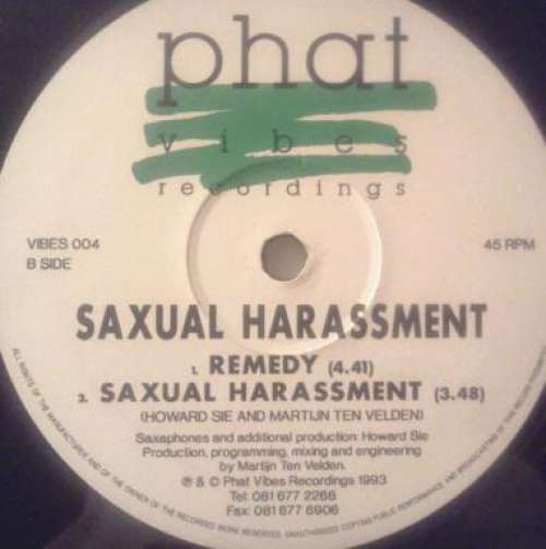 Cover Saxual Harassment - Soul Note (12) Schallplatten Ankauf