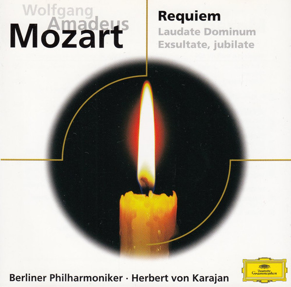 Cover Wolfgang Amadeus Mozart - Berliner Philharmoniker, Herbert von Karajan - Requiem / Laudate Dominum / Exsultate, Jubilate (CD, Comp, RE, AMS) Schallplatten Ankauf